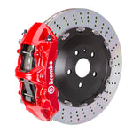 Load image into Gallery viewer, Brembo 10-15 Camaro SS/12-15 Camaro ZL1 Front GT BBK 6 Piston Cast 405x34 2pc Rotor Drilled-Red
