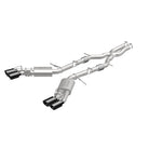 Load image into Gallery viewer, MagnaFlow SYS Cat-Back 2015-2017 Cadillac CTS-V 6.2L Quad 4in Carbon Fiber Tips
