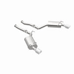 Load image into Gallery viewer, MagnaFlow Axle-Back Stainless Dual Split 4in Polished Tips 10-15 Chevrolet Camaro Convert. 3.6L V6
