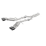 Load image into Gallery viewer, MagnaFlow SYS Cat-Back 2015-2017 Cadillac CTS-V 6.2L Quad 4in Carbon Fiber Tips
