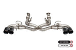 Load image into Gallery viewer, Corsa 2020-2025 Chevrolet Corvette C8 RWD 3in Valved Cat-Back Delete w/ NPP w/4.5in CF Black PVDTips
