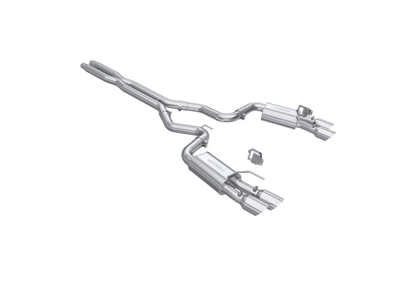 MBRP 2024+ Ford Mustang GT Armor Pro 3in Steet Profile Catback Exhaust  - Stainless Steel Tips