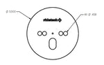 Load image into Gallery viewer, Ridetech Airspring Pattern Plate Centered
