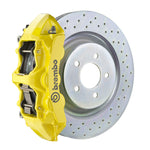 Load image into Gallery viewer, Brembo 10-15 Camaro V6 Front GT BBK 6 Piston Cast 355x32 1pc Rotor Drilled- Yellow
