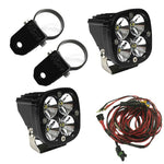 Load image into Gallery viewer, Baja Designs Squadron Pro LED Light Pods Kit w/A-Pillar Mounts/2.00in Harness
