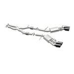 Load image into Gallery viewer, MagnaFlow SYS Cat-Back 2015-2017 Cadillac CTS-V 6.2L Quad 4in Carbon Fiber Tips

