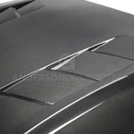 Load image into Gallery viewer, Anderson Composites 2018 Ford Mustang GT Type-SA Style Heat Extractor Double Sided Carbon Fiber Hood

