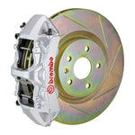 Load image into Gallery viewer, Brembo 10-15 Camaro V6 Front GT BBK 6 Piston Cast 355x32 1pc Rotor Slotted Type-1-Silver
