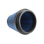 Load image into Gallery viewer, Injen NanoWeb Dry Air Filter 5.00in Inlet w/ShurLok 6.50in Base/ 5.00in Top w/ Barb Fitting
