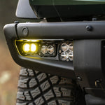 Load image into Gallery viewer, Baja Designs 21-22 Ford Bronco w/Steel Bumper S2 SAE Pro Fog Pocket Light Kit w/Upfitter - Clear
