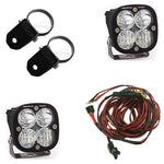 Load image into Gallery viewer, Baja Designs Squadron Sport Polaris A-Pillar LED Light Pods w/ 2.0in Harness/Mounts Kit
