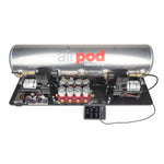 Load image into Gallery viewer, Ridetech RidePro E5 Air Ride Control System 5Gal Dual Compressor AirPod Hi-Flow Big Red 3/8in Valves
