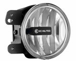 Load image into Gallery viewer, KC HiLiTES 07-09 Jeep JK 4in. Gravity G4 LED Light 10w SAE/ECE Clear Fog Beam (Pair Pack System)
