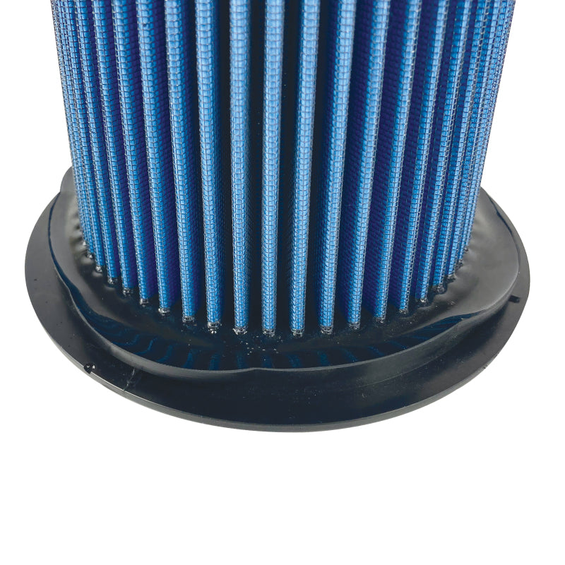 Injen SuperNano-Web Air Filter 5in Flange ID 8in Base/7.9in Media Height /5.3in Inertia Top