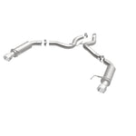 Load image into Gallery viewer, MagnaFlow Axle Back, SS, 3in, Competition, Dual Split Polished 4.5in Tip 2015 Ford Mustang GT V8 5.0
