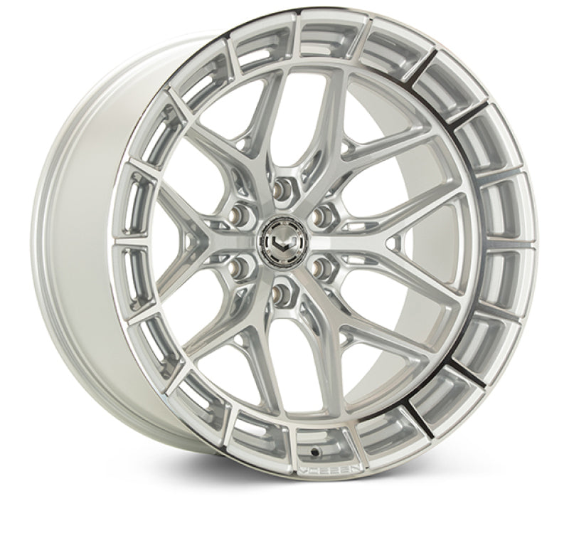 Vossen HFX-1 17x9 / 6x139.7 / ET0 / Deep / 106.1 CB - Silver Polished Wheel