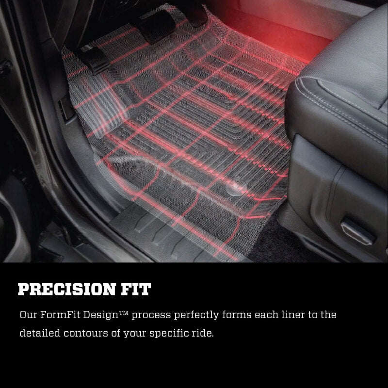 Husky Liners 11-12 Ford SD Super Cab WeatherBeater Combo Black Floor Liners (w/o Manual Trans Case)