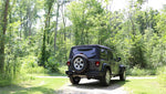 Load image into Gallery viewer, Corsa 2018-2025 Jeep Wrangler JL 2.5in Dual Rear Exit Polished Tips Sport Axle-Back Exhaust
