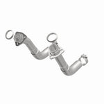 Load image into Gallery viewer, MagnaFlow 66-72 Chevy C10 Pickup V8 2-Piece Front Exhuast Pipe Kit (2in Tubing/Clamps/Inlet Flanges)
