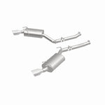 Load image into Gallery viewer, MagnaFlow Axle-Back Stainless Dual Split 4in Polished Tips 10-15 Chevrolet Camaro Convert. 3.6L V6
