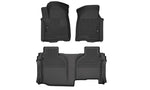 Load image into Gallery viewer, Husky Liners 19-24 Chevy Silverado1500/GMC Sierra1500 X-Act Front + 2nd Seat Floor Liner Set-Black
