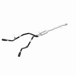 Load image into Gallery viewer, MagnaFlow SYS Cat-Back 3.5in Black Dual Split Rear Tips 14-15 Chevy Silverado/GMC Sierra 4.3L-5.3L
