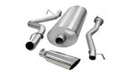 Load image into Gallery viewer, Corsa 2007-2010 Chevrolet Silverado Crew Cab/Std. Bed 2500 6.0L V8 Polished Sport Cat-Back Exhaust
