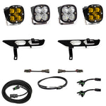 Load image into Gallery viewer, Baja Designs 2021+ Ford F150 Fog Pocket Kit SAE Amber Squadron Sport DC with Upfitter
