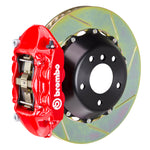 Load image into Gallery viewer, Brembo 10-15 Camaro SS/V6 Camaro ZL1 Rear GT BBK 4 Piston Cast 380x28 2pc Rotor Slotted Type1-Red
