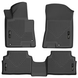 Husky Liners 20-21 Hyundai Sonata / 2021 Kia K5 Weatherbeater Front & 2nd Seat Floor Liners - Black