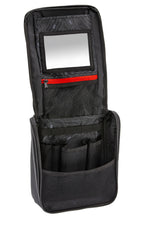 Load image into Gallery viewer, ARB Toiletries Bag Charcoal Finish w/ Red Highlights PVC Outer Shell Mesh Pockets Mirror
