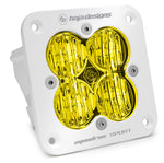 Load image into Gallery viewer, Baja Designs Squadron Sport White Wide Cornering Pattern Flush Mount LED Light Pod - Amber
