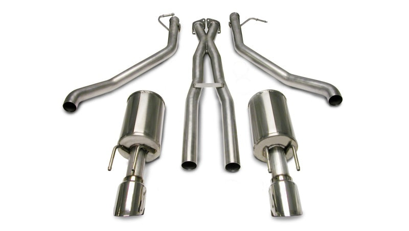 Corsa 2005-2006 Pontiac GTO 6.0L V8 2.5in Sport Cat-Back + XPipe Exhaust Polished Tips