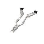 Load image into Gallery viewer, MagnaFlow SYS Cat-Back 2015-2017 Cadillac CTS-V 6.2L Quad 4in Carbon Fiber Tips
