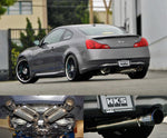 Load image into Gallery viewer, HKS 08-13 Infiniti G37 Coupe Dual Hi-Power Ti Tip Catback Exhaust (SUS304 NO COATING)
