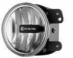 Load image into Gallery viewer, KC HiLiTES 07-09 Jeep JK 4in. Gravity G4 LED Light 10w SAE/ECE Clear Fog Beam (Pair Pack System)
