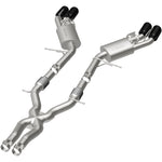 Load image into Gallery viewer, MagnaFlow SYS Cat-Back 2015-2017 Cadillac CTS-V 6.2L Quad 4in Carbon Fiber Tips
