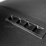 Load image into Gallery viewer, Anderson Composites 2016-2017 Ford Focus ST/RS Carbon Fiber RS Hood
