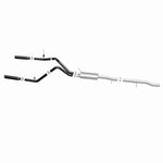 Load image into Gallery viewer, MagnaFlow SYS Cat-Back 3.5in Black Dual Split Rear Tips 10-13 Chevy Silverado / GMC Sierra 5.3L
