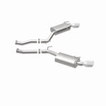 Load image into Gallery viewer, MagnaFlow Axle-Back Stainless Dual Split 4in Polished Tips 10-15 Chevrolet Camaro Convert. 3.6L V6
