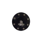 Ridetech Universal Locking Gas Cap (Black Anodized)