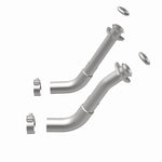 Load image into Gallery viewer, MagnaFlow 66-72 Chevy C10 Pickup V8 2-Piece Front Exhuast Pipe Kit (2in Tubing/Clamps/Inlet Flanges)
