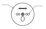 Load image into Gallery viewer, Ridetech Airspring Pattern Plate wit 7/16 Nut Centered
