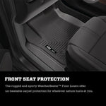 Load image into Gallery viewer, Husky Liners 19-23 Chevrolet Silverado 1500 Crew Cab WeatherBeater Blk Front &amp; 2nd Seat Floor Liners
