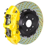 Load image into Gallery viewer, Brembo 05-13 Corvette Front GT BBK 6 Piston Cast 365x34 2pc Rotor Drilled- Yellow
