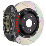 Load image into Gallery viewer, Brembo 10-15 Camaro SS/V6 Camaro ZL1 Rr GTS BBK 4 Pist Cast 380x28 2pc Rotor Slotted Type1-Black HA
