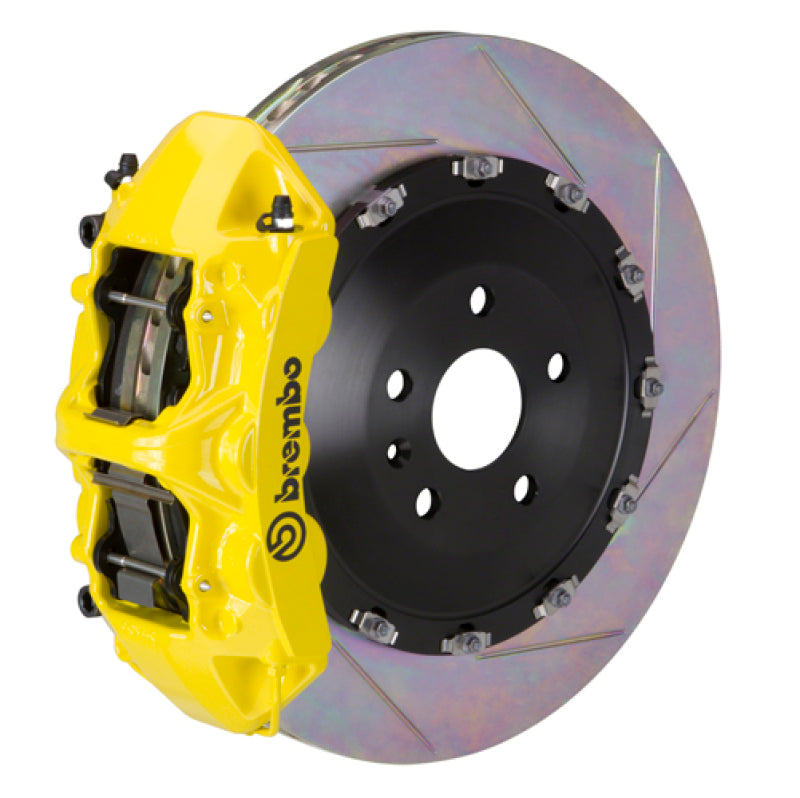 Brembo 2023 Volkswagen Tiguan R (Mk2) Front GT BBK 6-Piston 405x34 2-Piece Rotors TY1 - Yellow