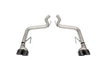 Load image into Gallery viewer, Corsa 2018-2023 Ford Mustang GT Black 3.0in PVD AxleBack Exhaust w/4.0in Quad Pro Tips
