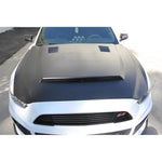 Load image into Gallery viewer, Anderson Composites 2015-2017 Ford Mustang (Excl. GT350/GT350R) Super Snake Style Hood Fiberglass
