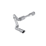 Load image into Gallery viewer, MBRP 19-24 GM 1500 Silverado/Sierra 2.7L T304 SS 3in Cat-Back w/ Single Side 4in Dual Wall Tip
